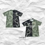 Camiseta Real Madrid Dragon 202025-2026 Negro Gris Tailandia