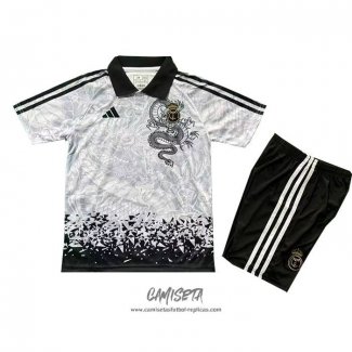 Camiseta Real Madrid Dragon 2025-2026 Nino Gris