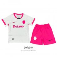 Camiseta Sporting Special 2025-2026 Nino Blanco Rosa