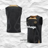 Camiseta de Entrenamiento Chelsea 2022-2023 Sin Mangas Negro