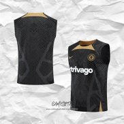 Camiseta de Entrenamiento Chelsea 2022-23 Sin Mangas Negro