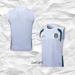 Camiseta de Entrenamiento Italia 2025-2026 Sin Mangas Blanco