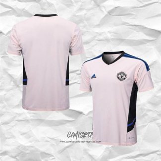 Camiseta de Entrenamiento Manchester United 2022-2023 Rosa