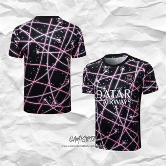 Camiseta de Entrenamiento Paris Saint-Germain Jordan 2025-2026 Negro Rosa