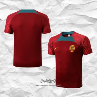 Camiseta de Entrenamiento Portugal 2022-2023 Rojo