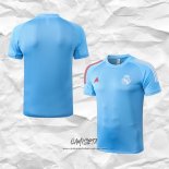 Camiseta de Entrenamiento Real Madrid 2020-2021 Azul
