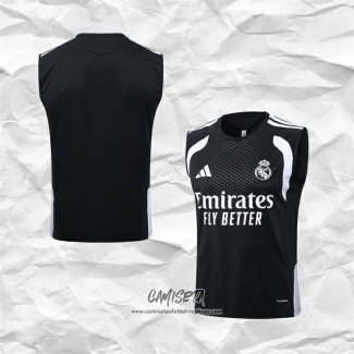 Camiseta de Entrenamiento Real Madrid 2025-2026 Sin Mangas Negro