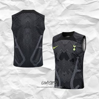 Camiseta de Entrenamiento Tottenham Hotspur 2022-2023 Sin Mangas Negro