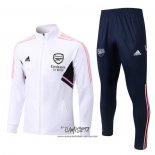 Chandal de Chaqueta del Arsenal 2022-2023 Blanco