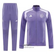 Chandal de Chaqueta del Manchester United 2025-2026 Purpura
