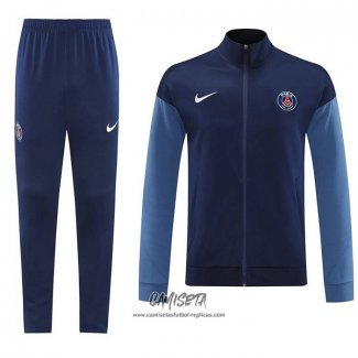 Chandal de Chaqueta del Paris Saint-Germain 2025-2026 Azul