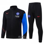Chandal de Chaqueta del Paris Saint-Germain 2025-2026 Nino Negro Azul