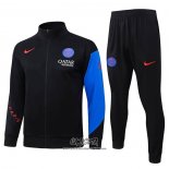 Chandal de Chaqueta del Paris Saint-Germain 2025-2026 Nino Negro Azul