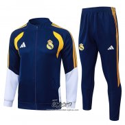 Chandal de Chaqueta del Real Madrid 2026-2027 Nino Azul
