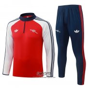 Chandal de Sudadera del Arsenal 2026-2027 Nino Rojo