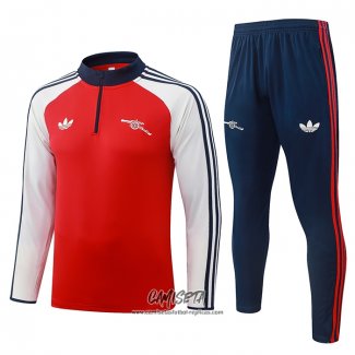 Chandal de Sudadera del Arsenal 2026-2027 Nino Rojo
