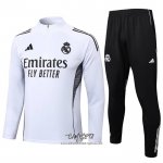 Chandal de Sudadera del Real Madrid 2025-2026 Nino Blanco