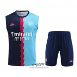 Chandal del Arsenal 2023-2024 Sin Mangas Azul