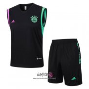 Chandal del Bayern Munich 2023-2024 Sin Mangas Negro