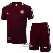 Chandal del Bayern Munich 2025-2026 Manga Corta Rojo - Pantalon Corto