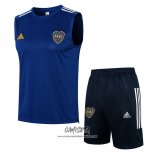 Chandal del Boca Juniors 2021-2022 Sin Mangas Azul
