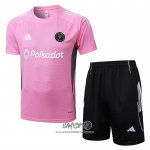 Chandal del Inter Miami 2025-2026 Manga Corta Rosa - Pantalon Corto