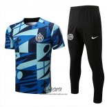 Chandal del Inter Milan 2022-2023 Manga Corta Azul