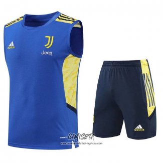 Chandal del Juventus 2022-2023 Sin Mangas Azul