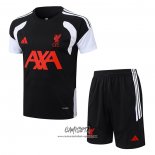Chandal del Liverpool 2026-2027 Manga Corta Negro - Pantalon Corto