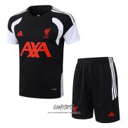 Chandal del Liverpool 2026-2027 Manga Corta Negro - Pantalon Corto