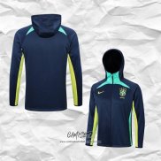 Chaqueta con Capucha del Brasil 2022-2023 Azul