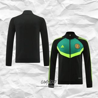 Chaqueta del Manchester United 2024-2025 Negro y Verde