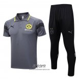 Conjunto Polo del Borussia Dortmund 2023-2024 Gris