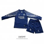 Cuarto Camiseta Paris Saint-Germain 2024-2025 Nino Manga Larga