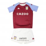 Primera Camiseta Aston Villa 2020-2021 Nino