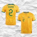 Primera Camiseta Australia Jugador Degenek 2022