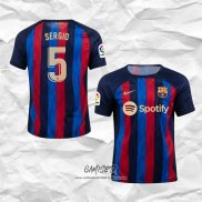 Primera Camiseta Barcelona Jugador Sergio 2022-2023