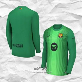 Primera Camiseta Barcelona Portero 2025-2026 Manga Larga