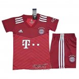Primera Camiseta Bayern Munich 2021-2022 Nino