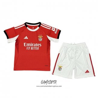 Primera Camiseta Benfica 2025-2026 Nino