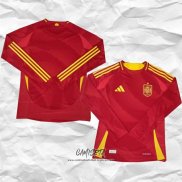 Primera Camiseta Espana 2024 Manga Larga