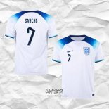 Primera Camiseta Inglaterra Jugador Sancho 2022