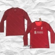 Primera Camiseta Liverpool 2021-2022 Manga Larga