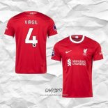 Primera Camiseta Liverpool Jugador Virgil 2023-2024