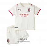 Segunda Camiseta AC Milan 2021-2022 Nino