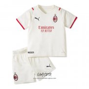 Segunda Camiseta AC Milan 2021-2022 Nino