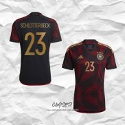 Segunda Camiseta Alemania Jugador Schlotterbeck 2022