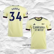 Segunda Camiseta Arsenal Jugador Xhaka 2021-2022