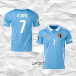 Segunda Camiseta Belgica Jugador De Bruyne 2024