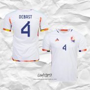 Segunda Camiseta Belgica Jugador Debast 2022